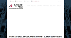 Desktop Screenshot of clevelandcityforge.com